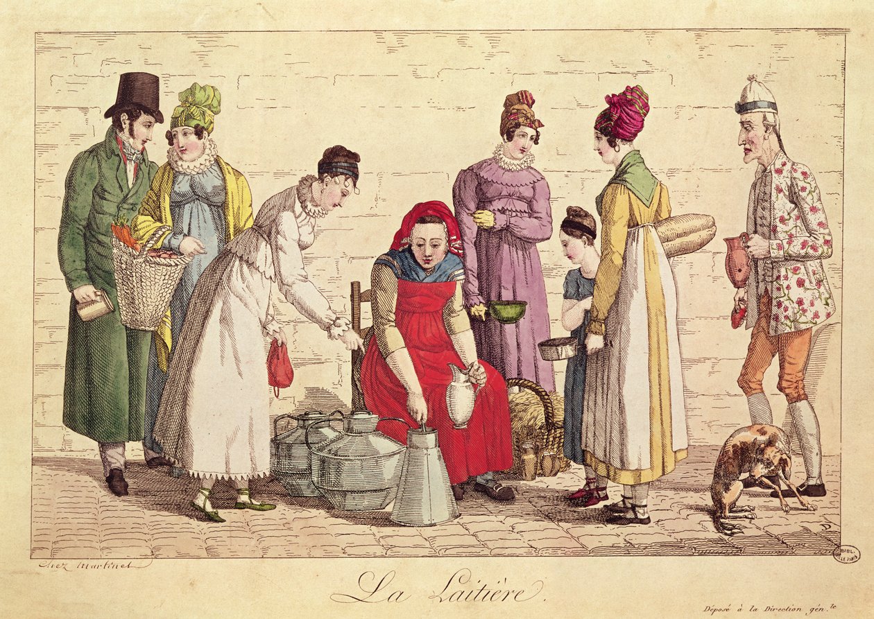 Mleczarka, 1815-30 autorstwa French School