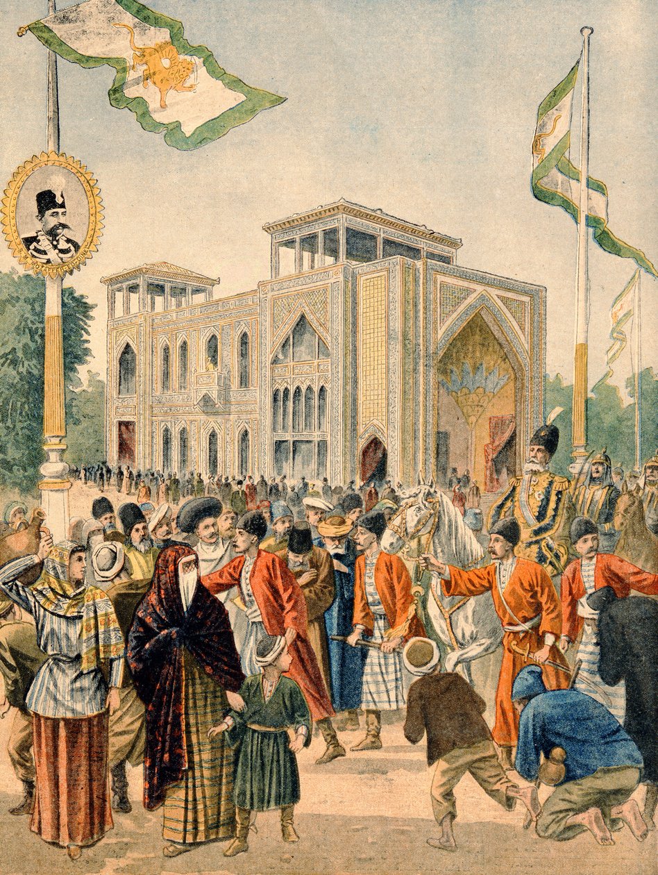 Pawilon Perski na Wystawie Światowej 1900, Paryż, ilustracja z „Le Petit Journal”, 17 czerwca 1900 autorstwa French School
