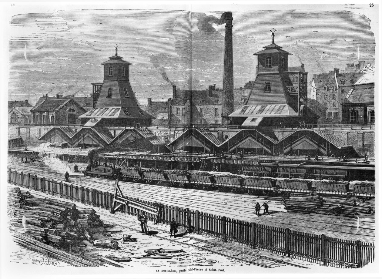 Doły św. 1880 autorstwa French School