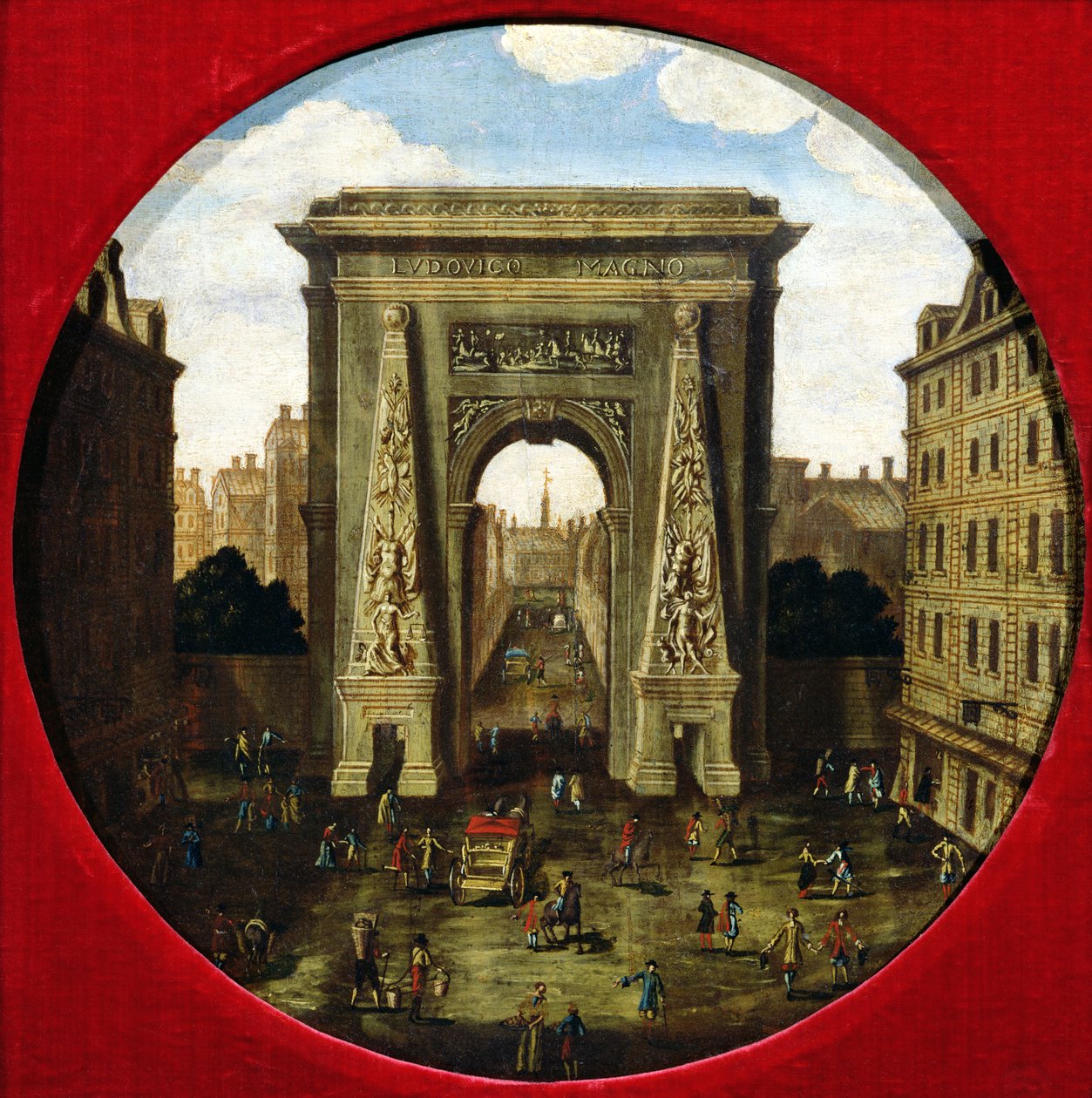 Porte Saint-Denis autorstwa French School