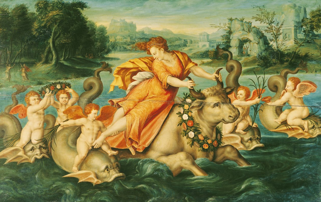 The Rape of Europa (panel) autorstwa Jean the Elder Cousin