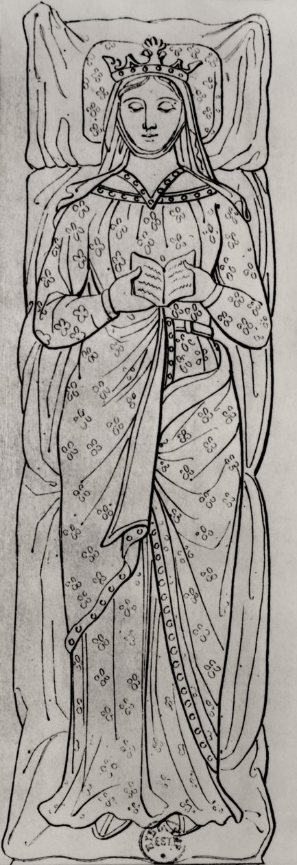 Eleonora leżąca z Akwitanii (ok. 1122-1204) (szczegóły z 158139) autorstwa French School