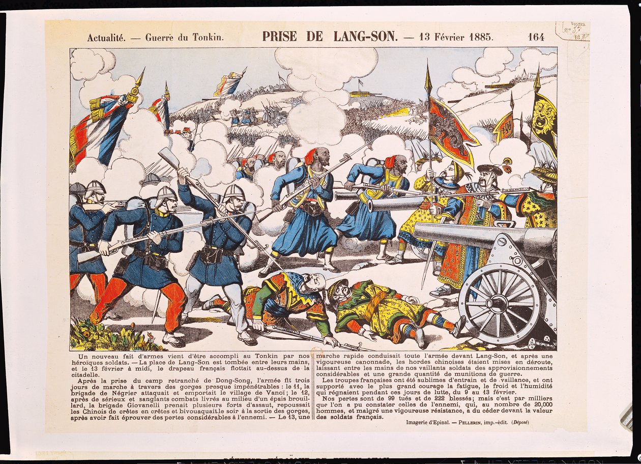 Oblężenie Lang-Sona, 13 lutego 1885 autorstwa French School