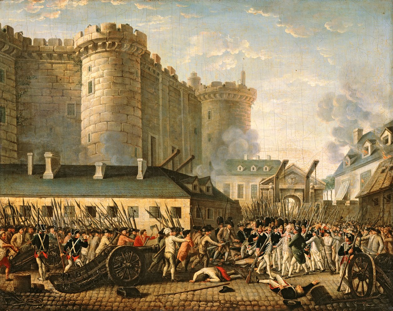 Zdobycie Bastylii, 14 lipca 1789 autorstwa French School