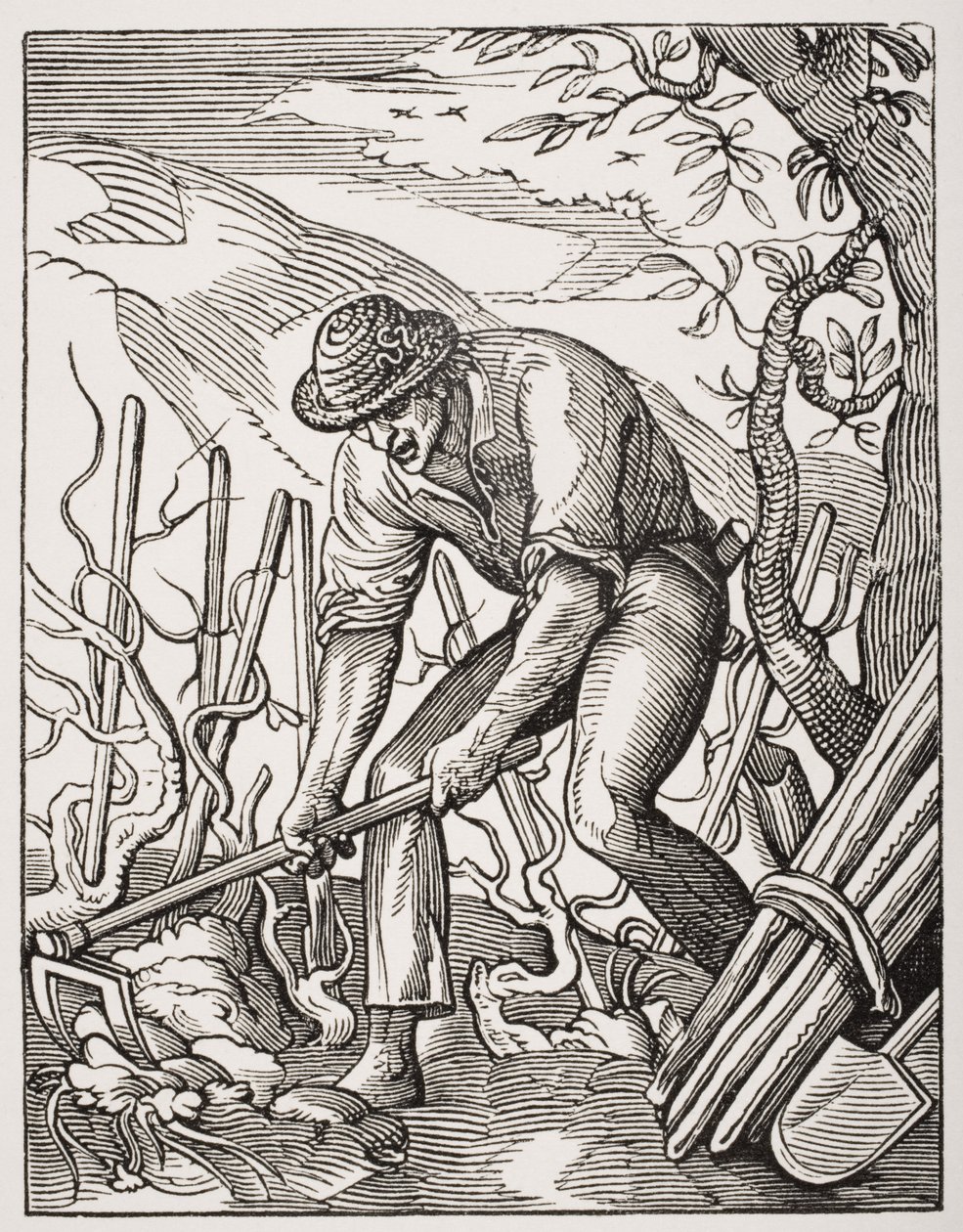 Winiarz, według ryciny Josta Ammana (1539-91) z "Le Moyen Age et La Renaissance" Paula Lacroix (1806-84) wydanej w 1847 r. autorstwa French School