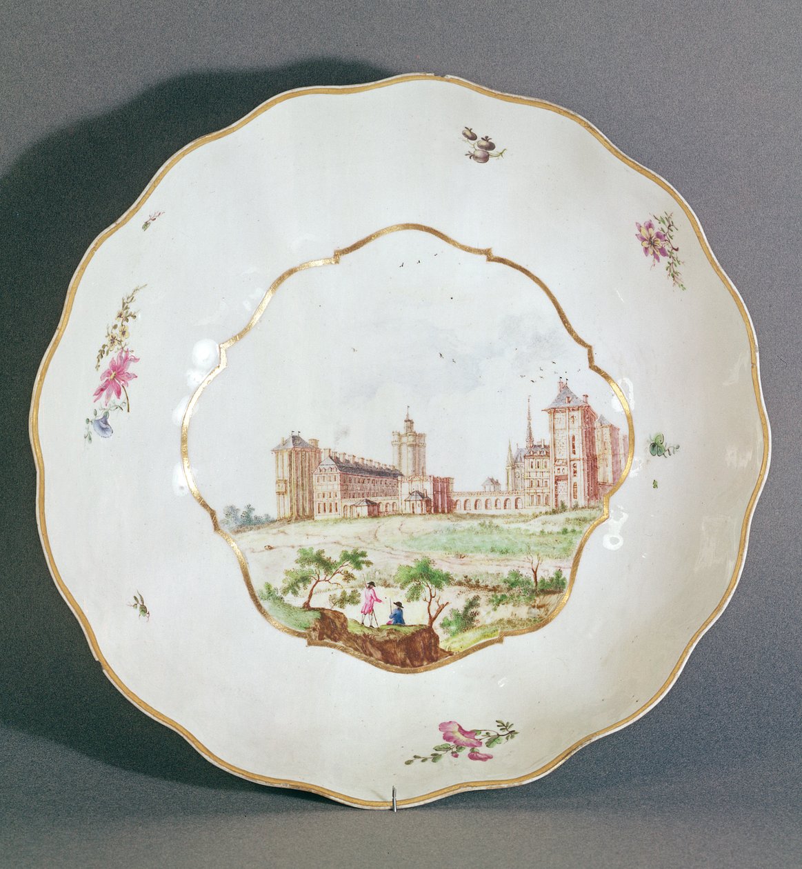 Płyta Vincennes, ok.1745 (porcelana) autorstwa French School