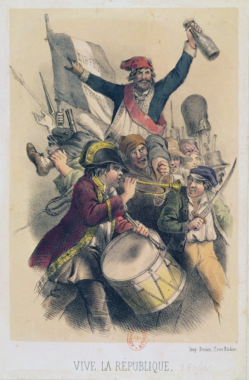 Niech żyje Rzeczpospolita, 1848 autorstwa French School