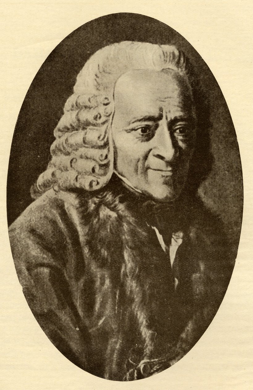 Voltaire (1694-1778) autorstwa French School