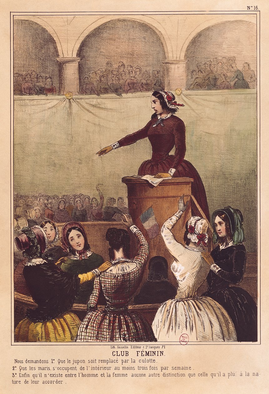 Klub Kobiet, ok.1848 autorstwa French School