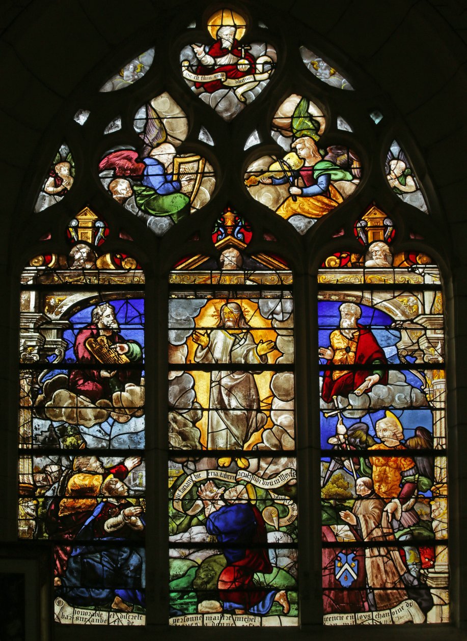 Okno z obrazem Przemienienia Pańskiego, XVI-XX w. autorstwa French School