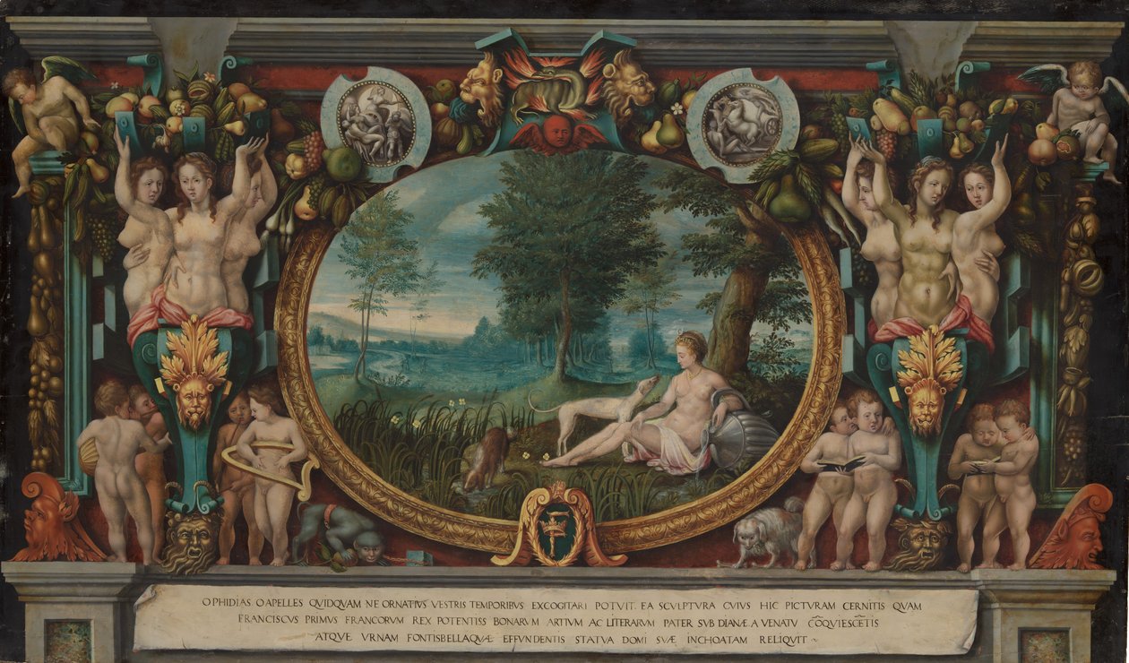 Nimfa z Fontainebleau. autorstwa French