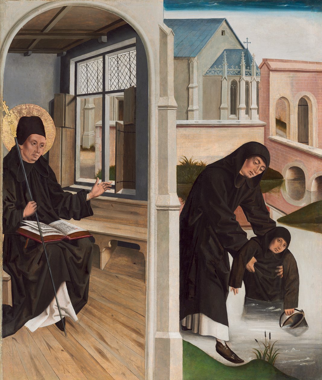 Cud świętego Benedykta autorstwa French 15th Century