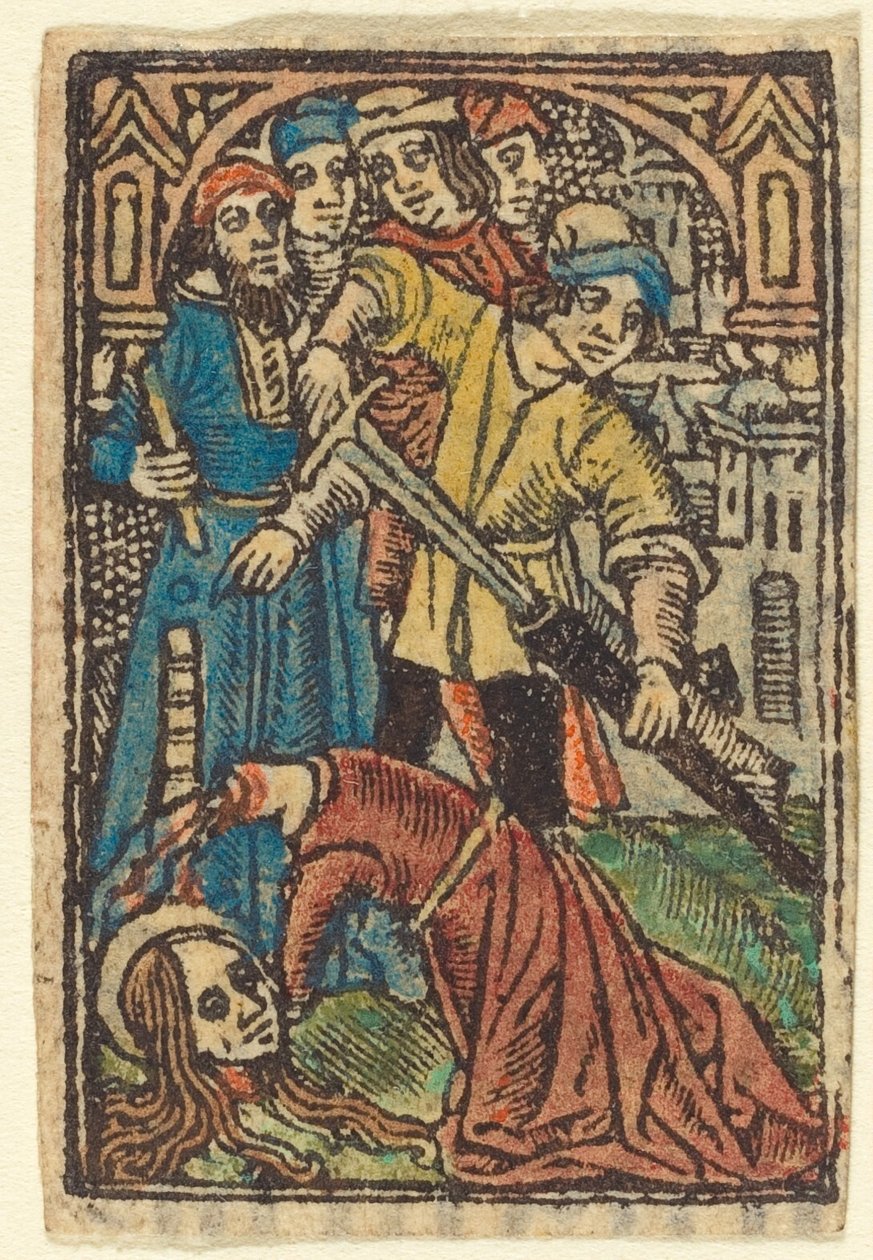 Ścięcie św. Katarzyny (?) autorstwa French 15th Century
