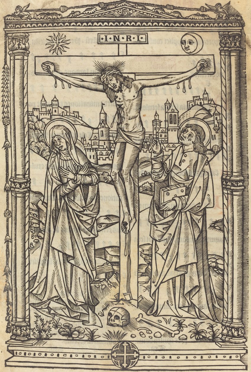 Chrystus na krzyżu autorstwa French 15th Century