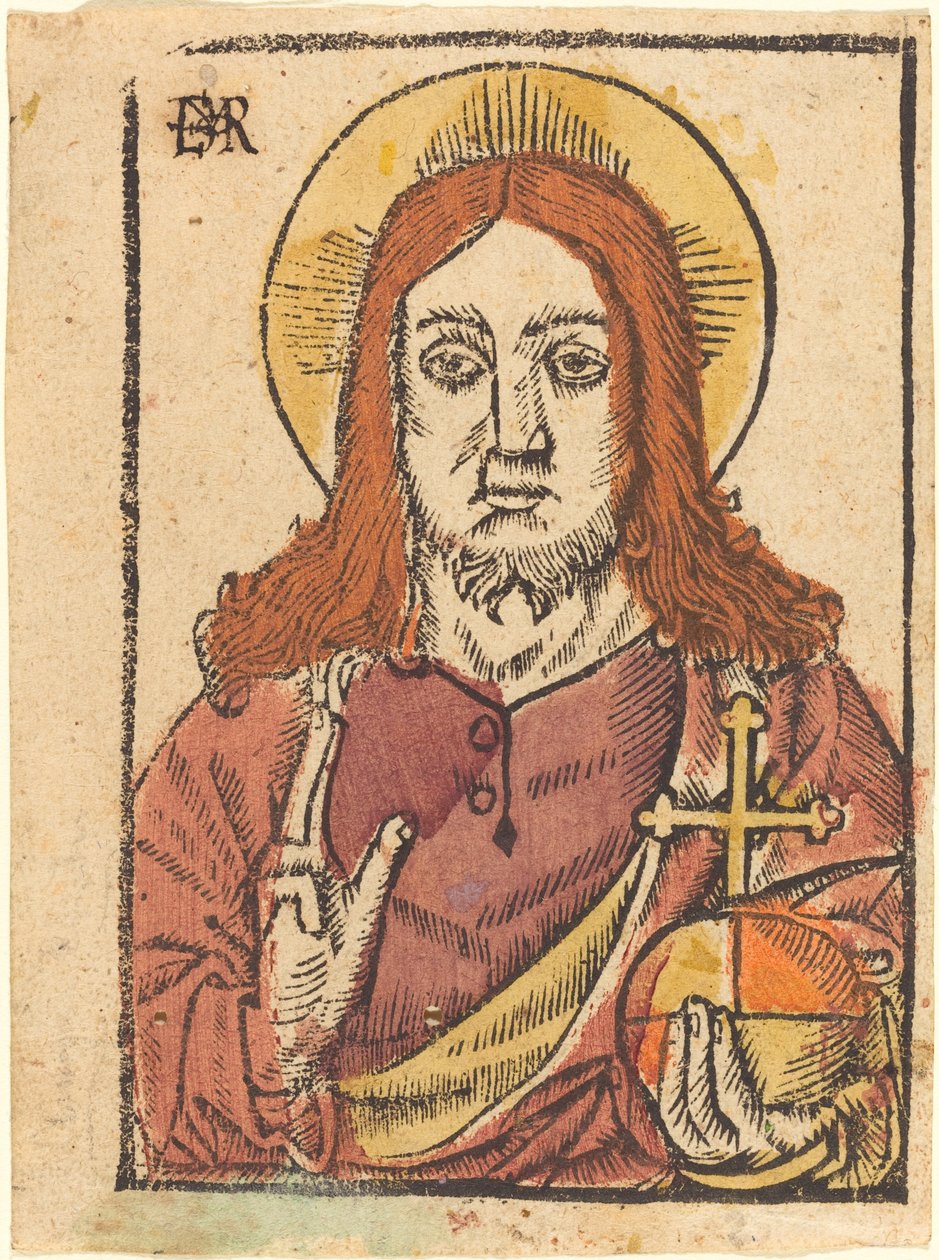 Zbawiciel świata autorstwa French 15th Century or Master EMR