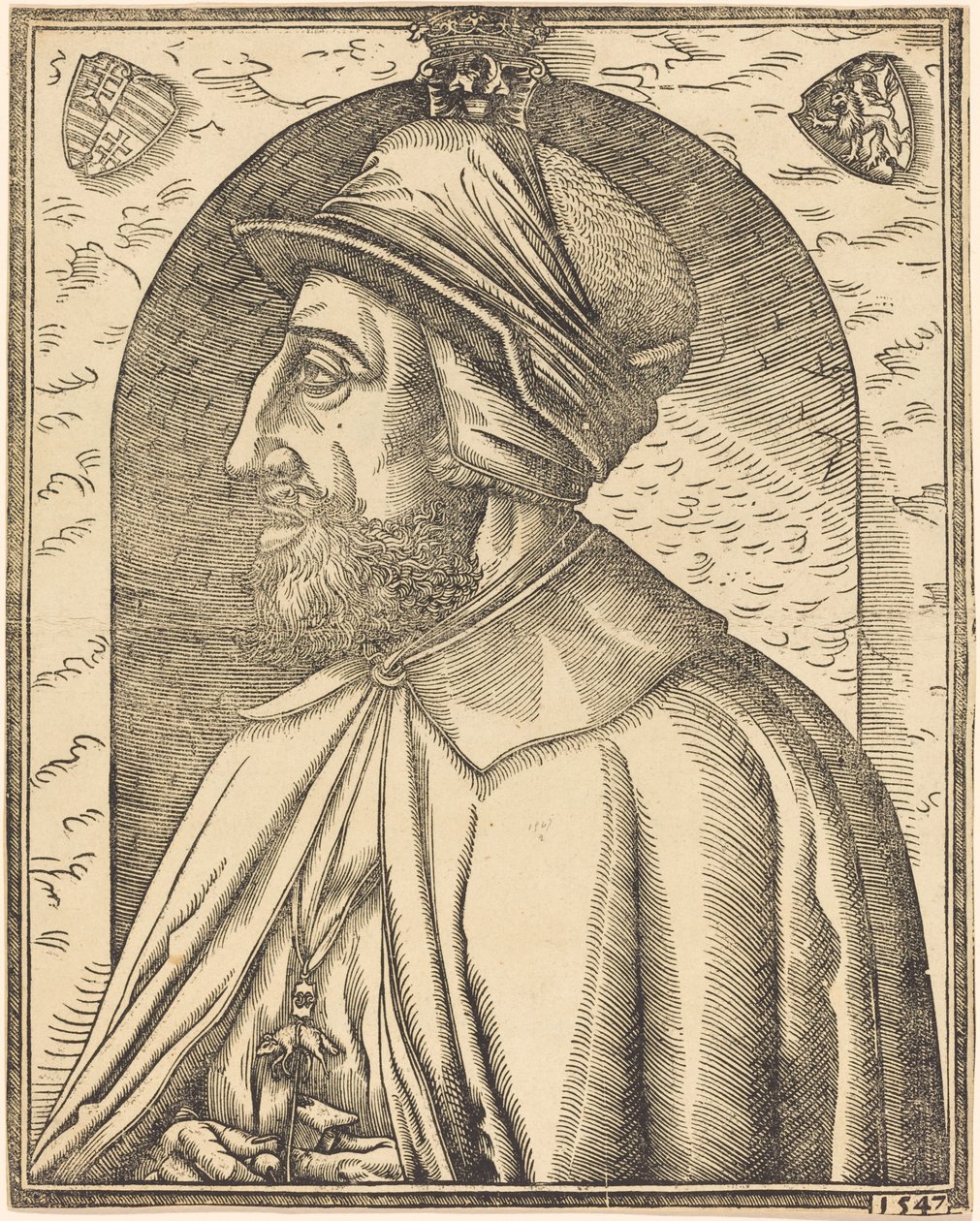 Król Ferdynand Austrii autorstwa French 16th Century