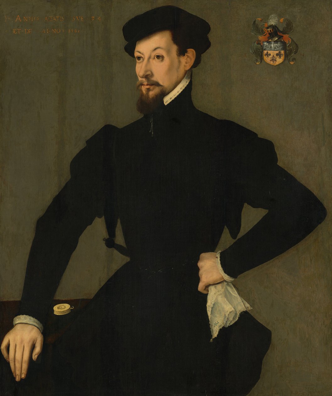 Portret członka rodziny Quaratesi autorstwa French 16th Century
