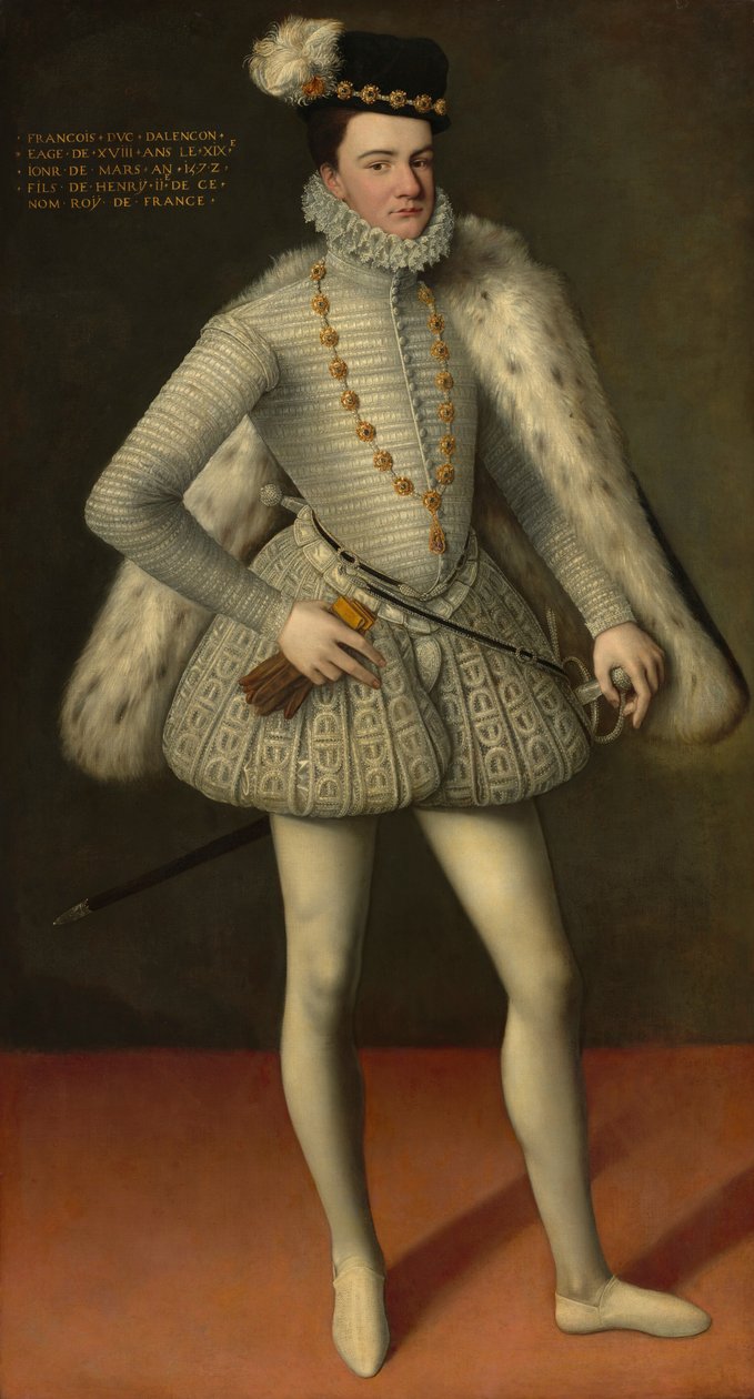 Książę Herkules-François, książę Alençon autorstwa French 16th Century