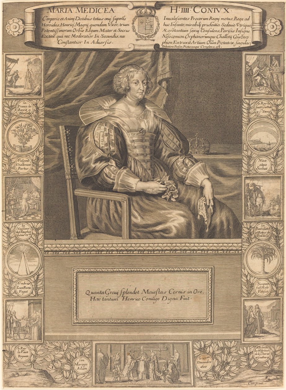 Maria de Medici autorstwa French 17th Century
