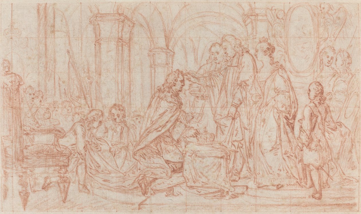 Ceremonia Konsekracji autorstwa French 18th Century