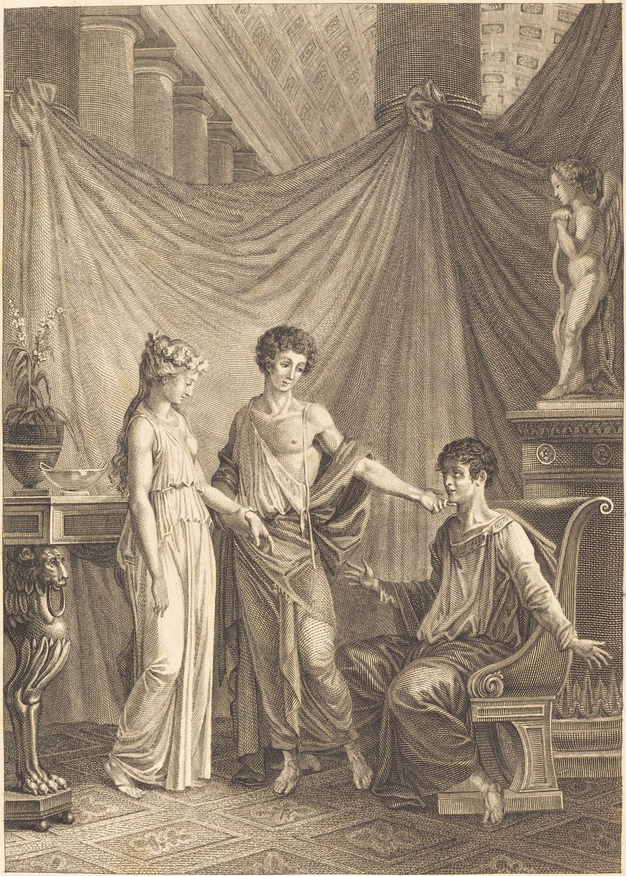 Dwóch przyjaciół autorstwa French 18th Century