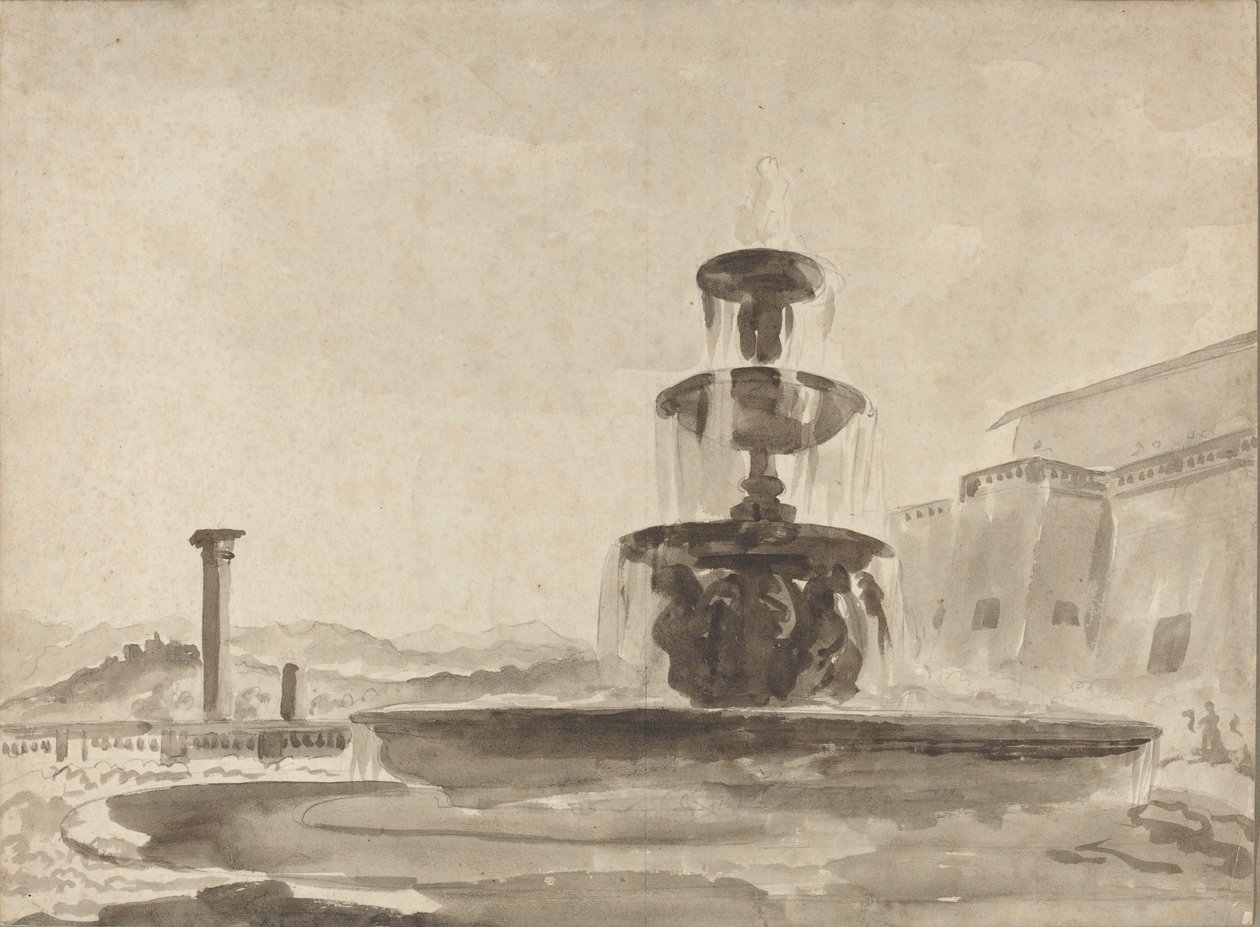 Fontanna autorstwa French 18th Century