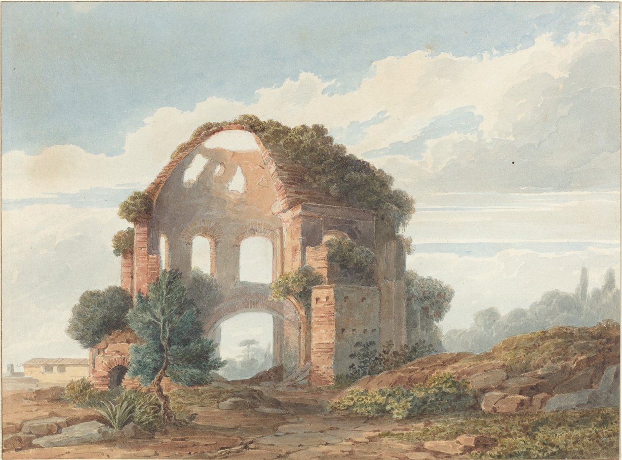 Świątynia Minerwy Medica autorstwa French 18th Century