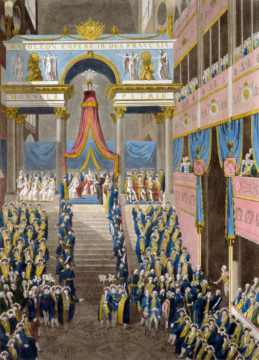 Koronacja Napoleona 2 grudnia 1804 r. 1805 r autorstwa French Master