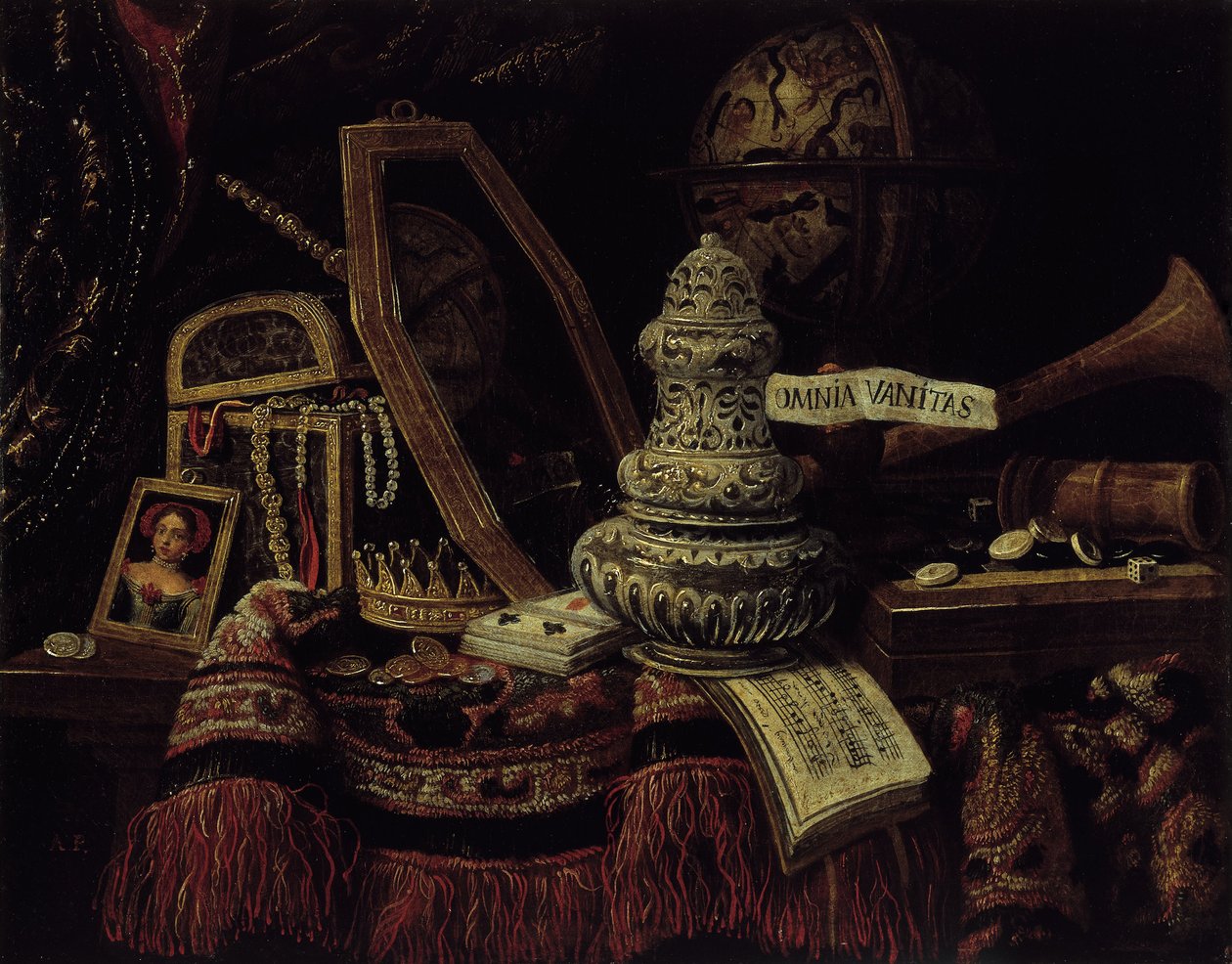 Próżność, 1670 autorstwa French Master
