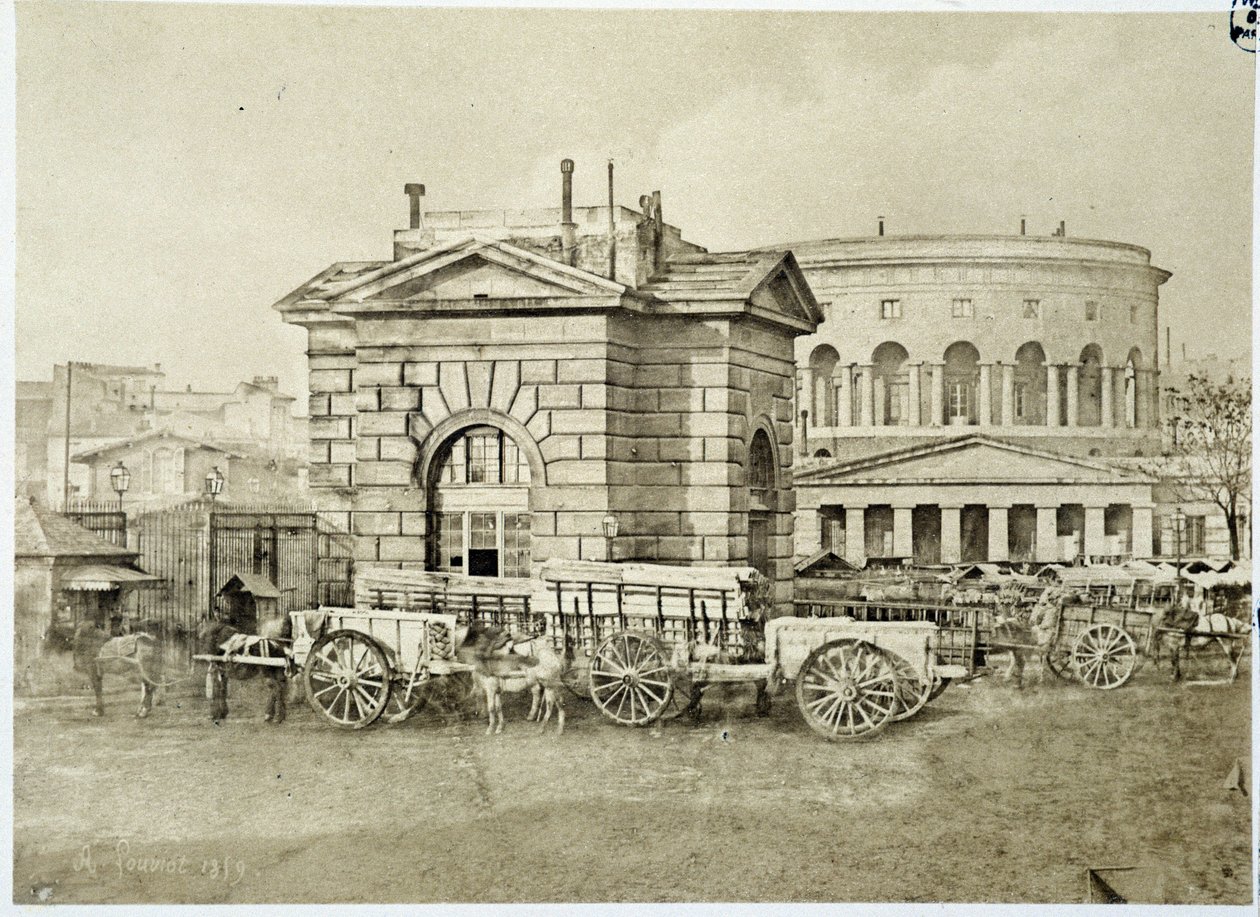 Barriere de Pantin la Villette na fotografii „”Bariery Paryża” autorstwa Gouviot autorstwa French Photographer
