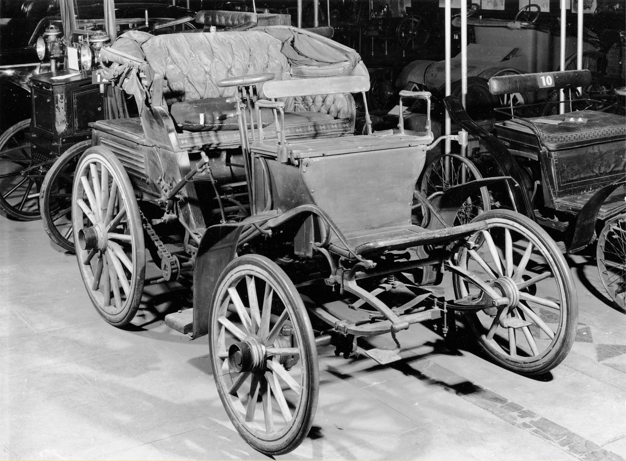Samochód Benz, 1898 autorstwa French Photographer