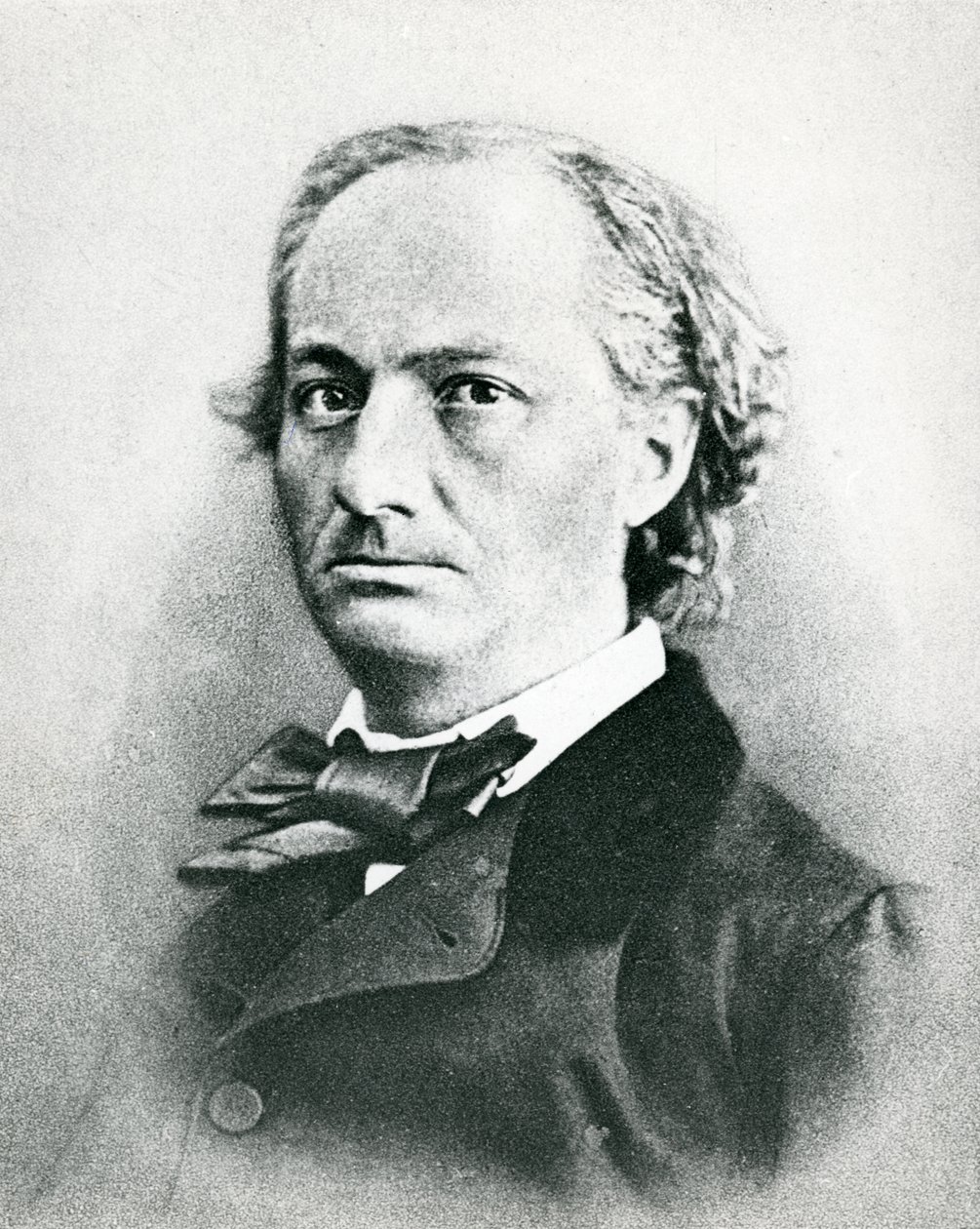 Charles Baudelaire (1821-67) (zdjęcie czarno-białe) autorstwa French Photographer