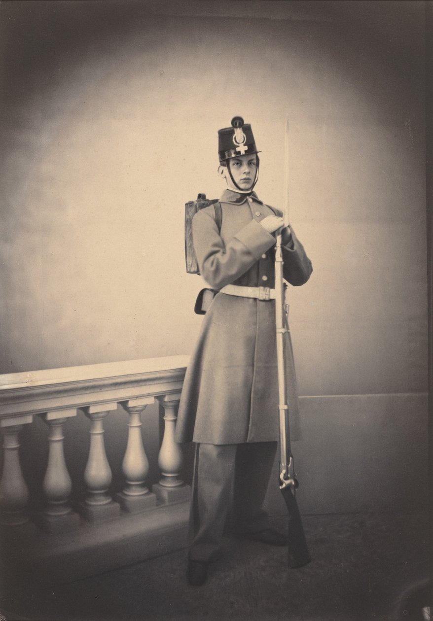 Książę Chartres, ok. 1856 r. (zdjęcie) autorstwa French Photographer