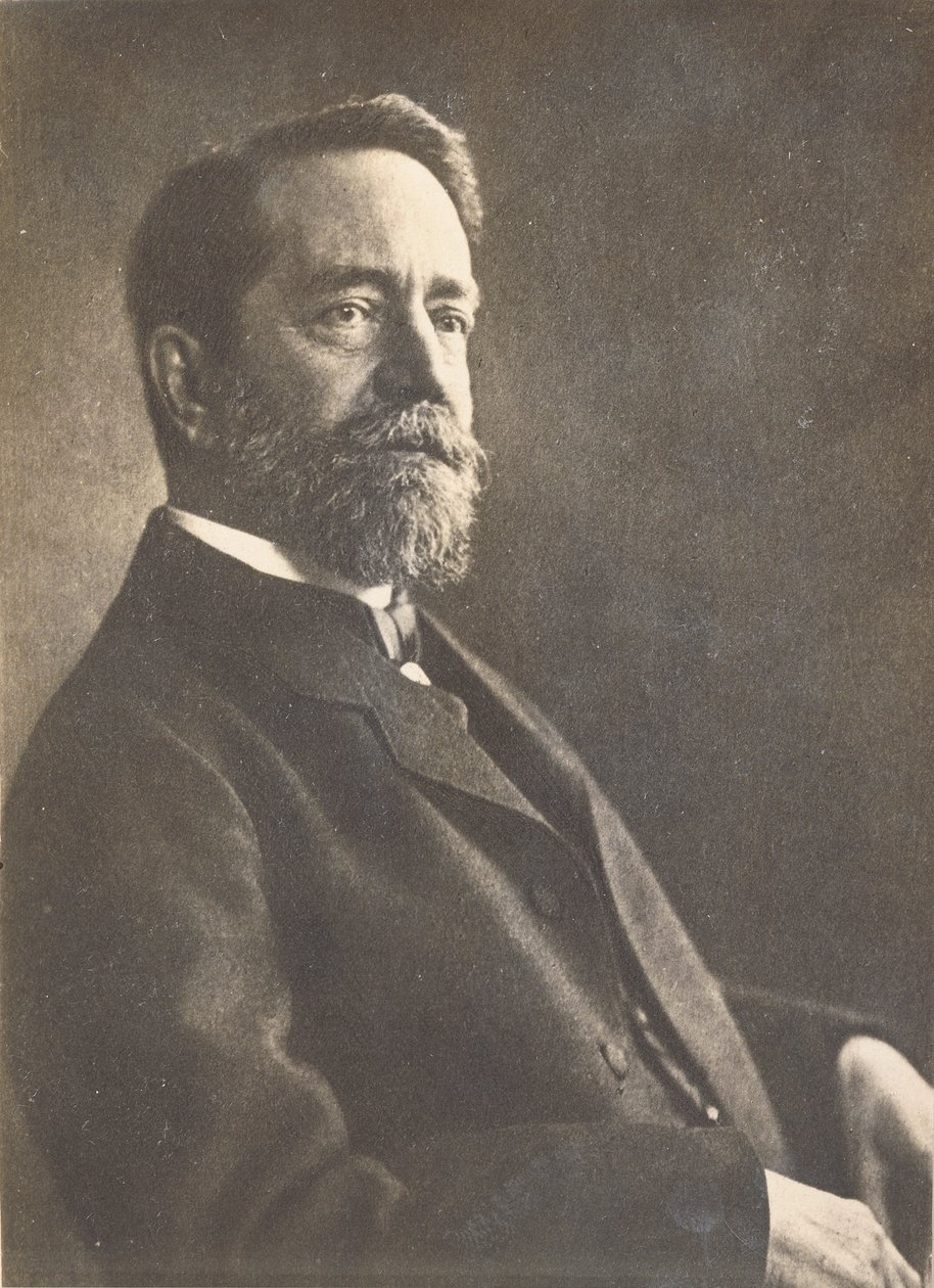 Felix Klein w Paryżu (zdjęcie czarno-białe) autorstwa French Photographer