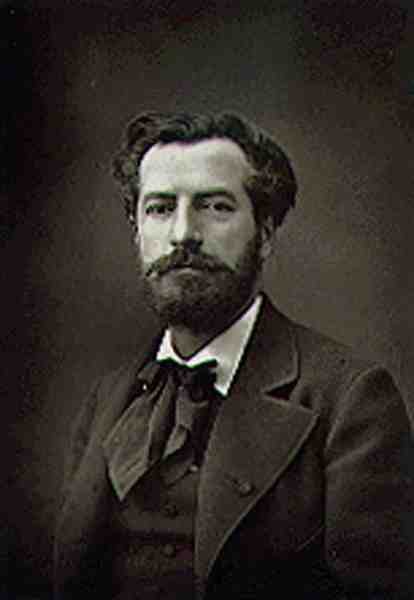 Frederic Auguste Bartholdi (1834-1904), z „Galerie Contemporaine”, ok. 1874–78 (zdjęcie czarno-białe) autorstwa French Photographer