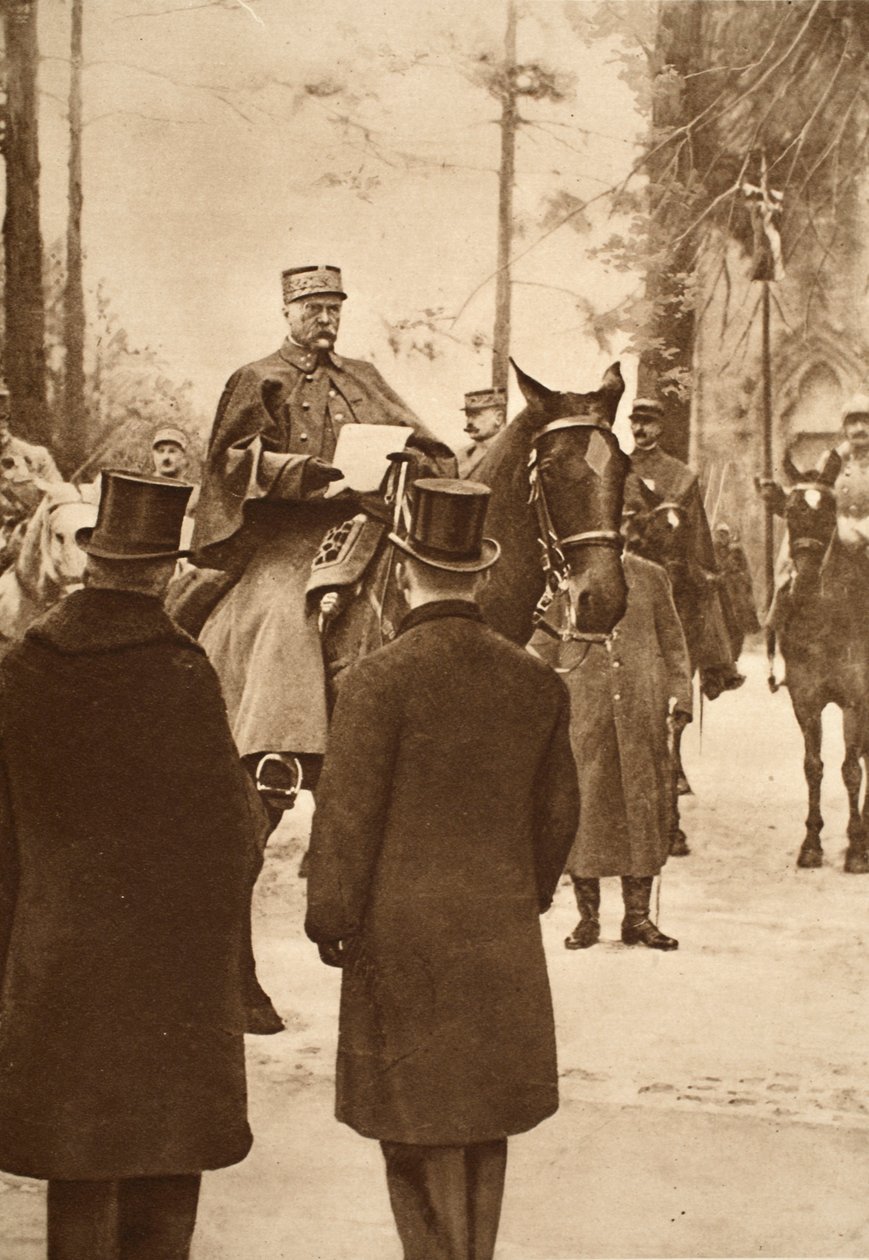 Generał Hirschauer, objęcie przyczółka Keht, 30 stycznia 1919 autorstwa French Photographer