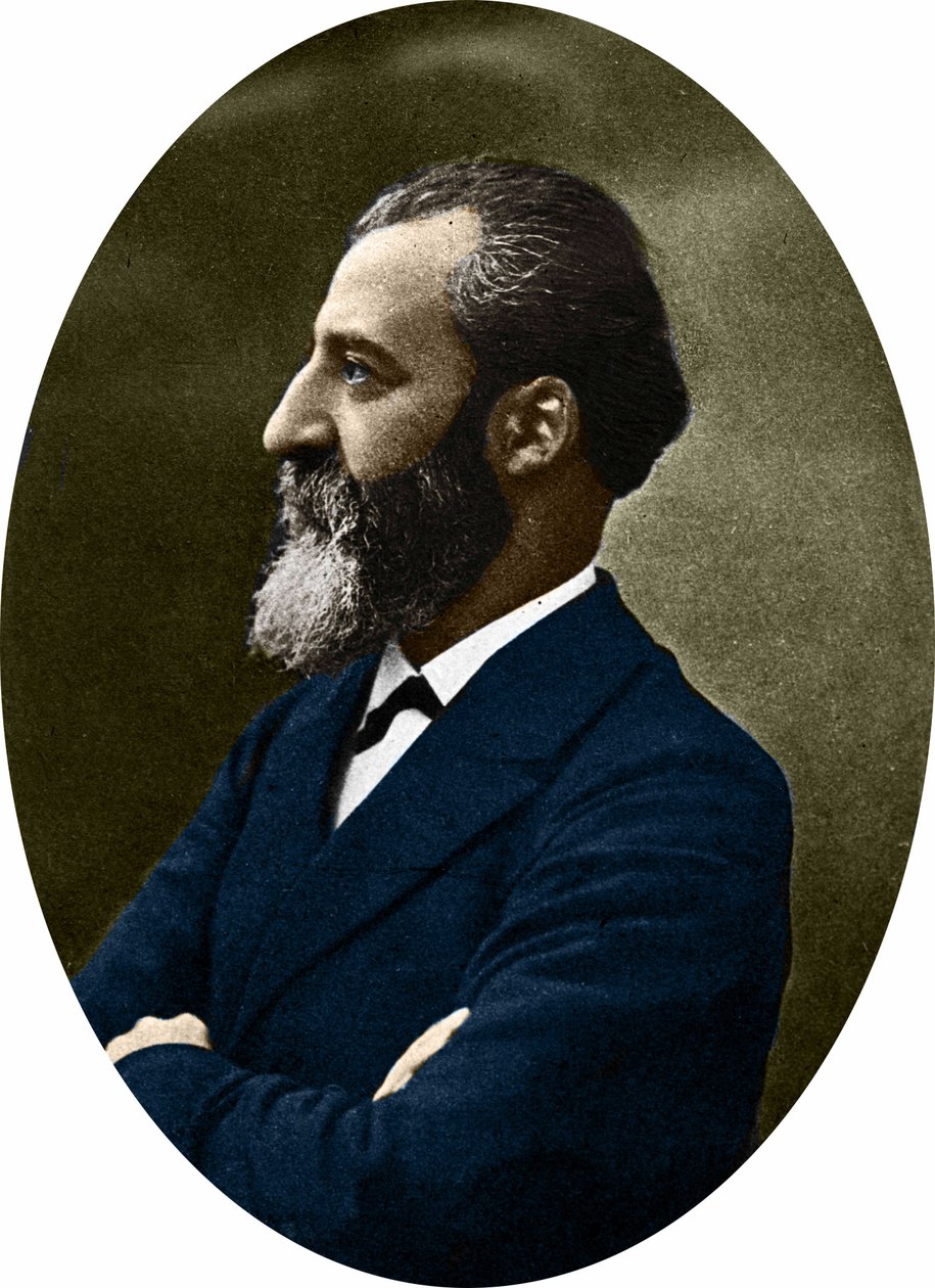 HENRI MOISSAN Francuski chemik i farmaceuta 1852 - 1907. autorstwa French Photographer