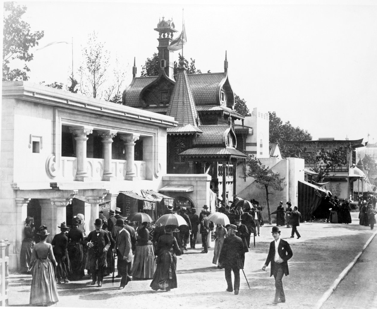 Historia siedlisk, Wystawa Paryska, 1889 autorstwa French Photographer
