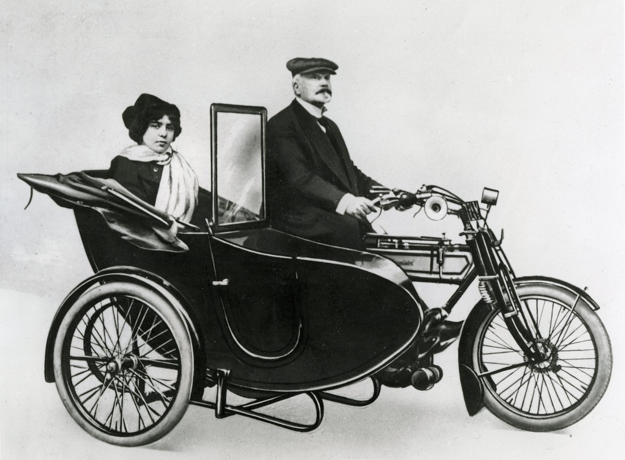 Wózek boczny Jouve & Co., 1914 autorstwa French Photographer