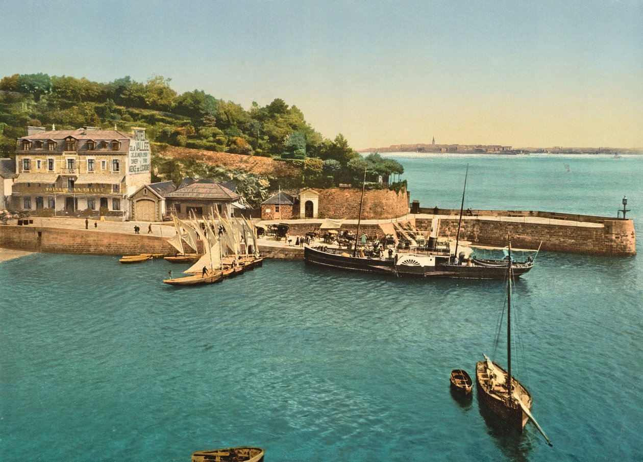 Dziób Doliny, Dinard, 1890-1900 autorstwa French Photographer
