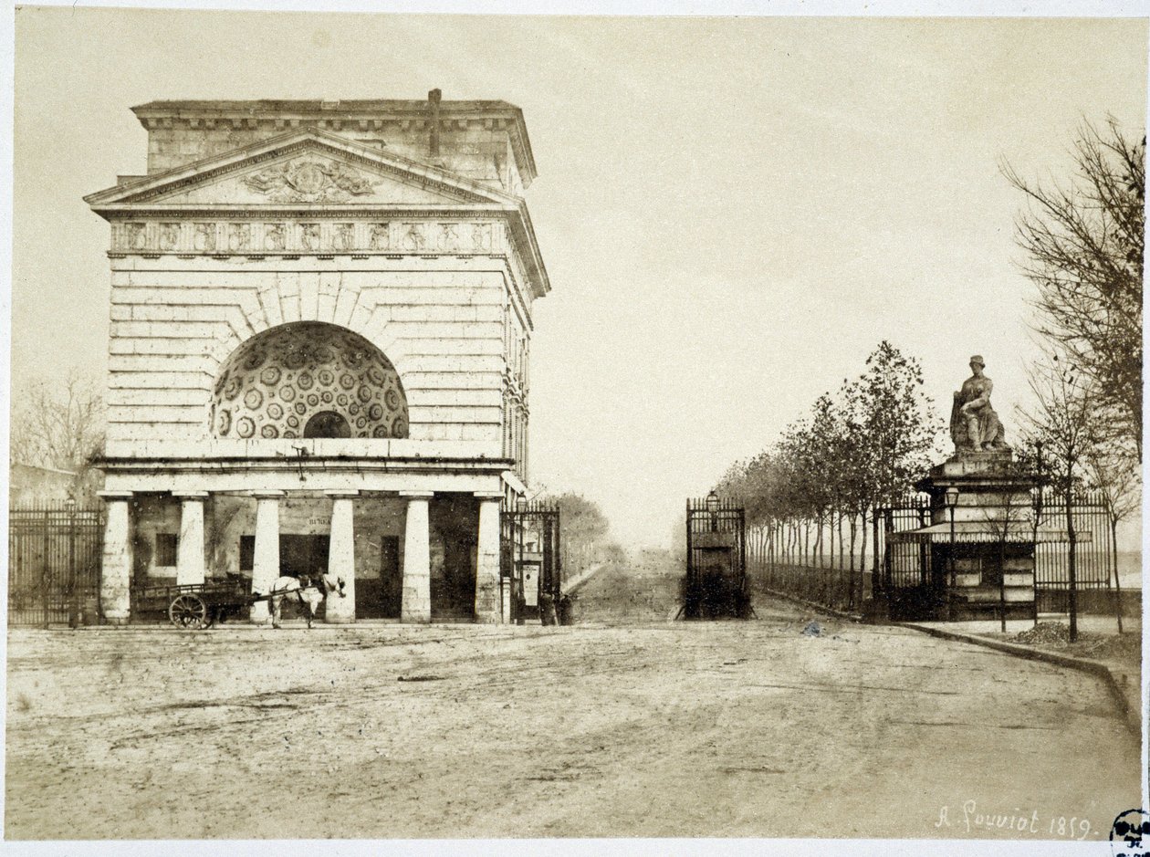 Bariera Passy na zdjęciach „Bariery Paryża” Gouviot autorstwa French Photographer