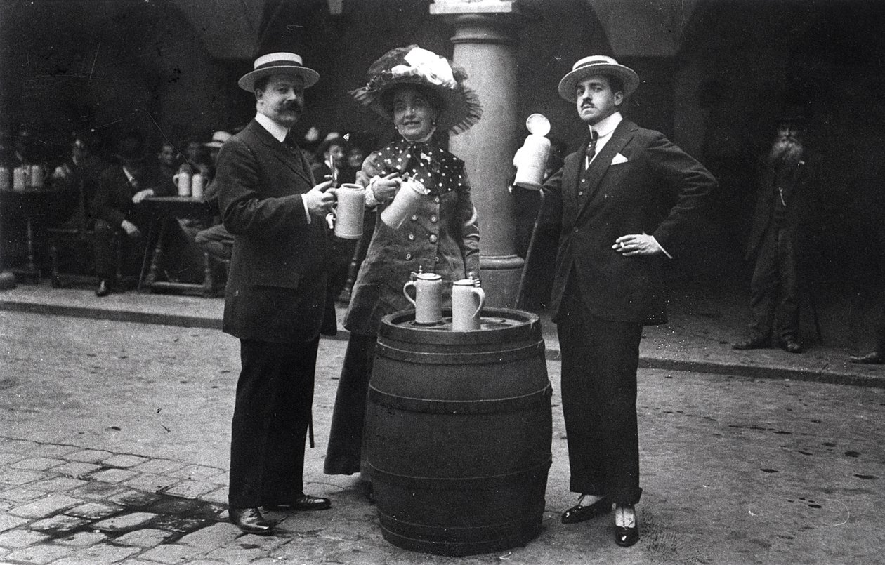 Madeleine Lemaire (1845-1928) i Reynaldo Hahn (1875-1947) autorstwa French Photographer