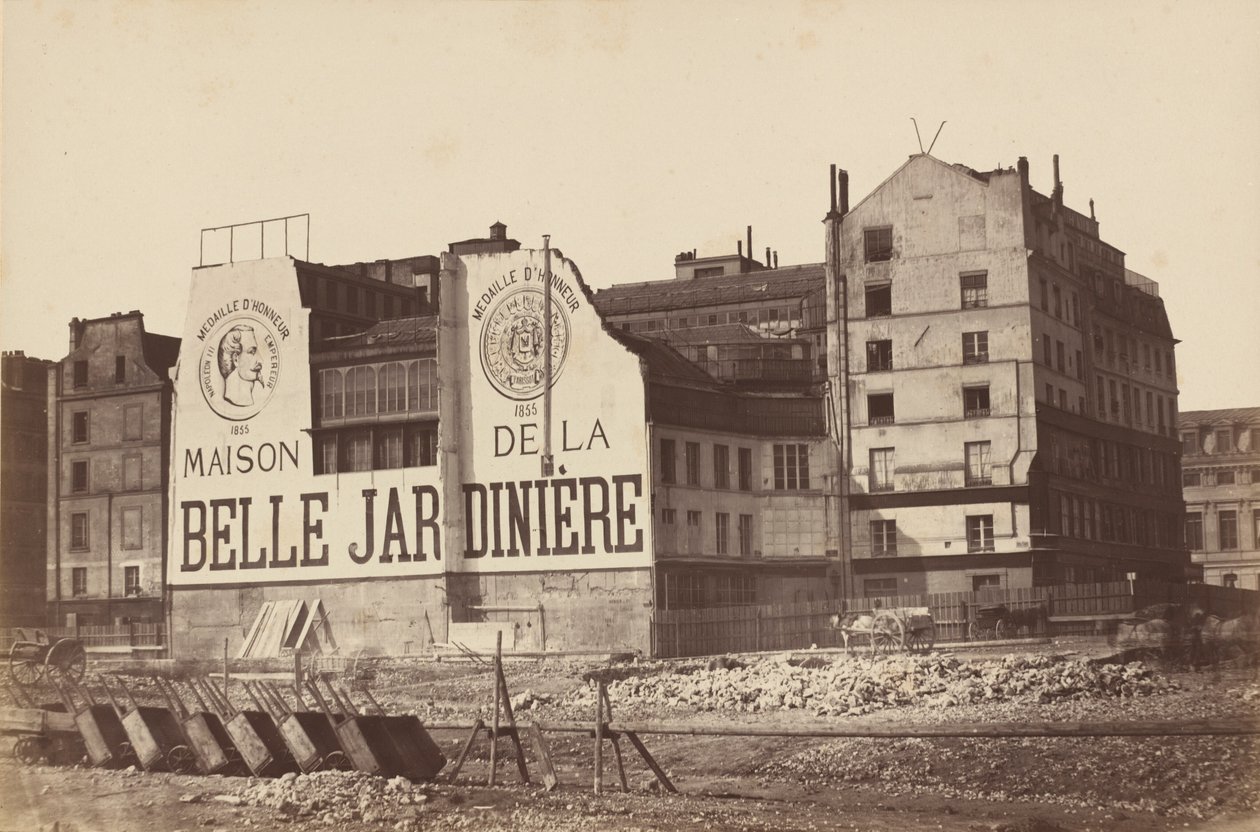 Maison de la Belle Jardinière, 1866 lub 1867 (zdjęcie) autorstwa French Photographer