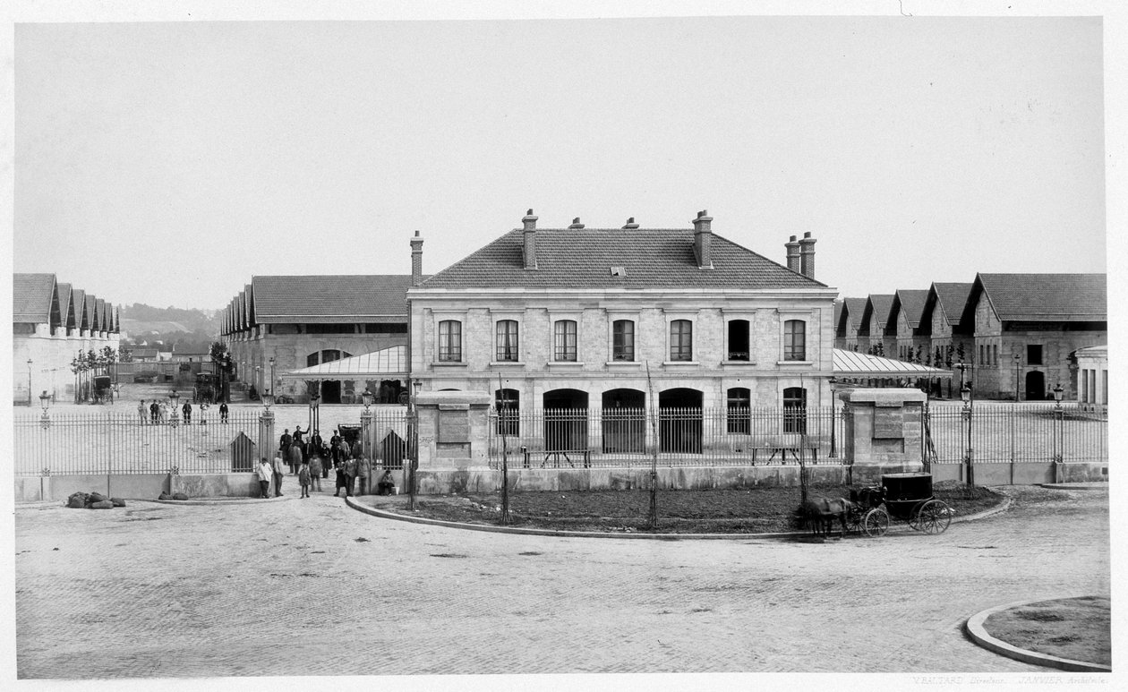 Marsze i abbators of the Villette - fotografia, koniec XIX wieku autorstwa French Photographer