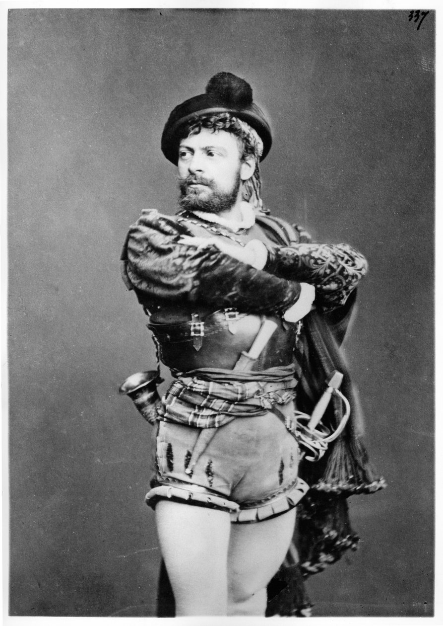 Mounet-Sully (1841-1916) jako Hernani w „Hernani ou l