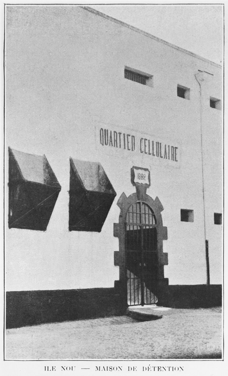 Nowa Kaledonia, Isle of Nou, House of Detention, z La Depeche Coloniale, 1903 autorstwa French Photographer