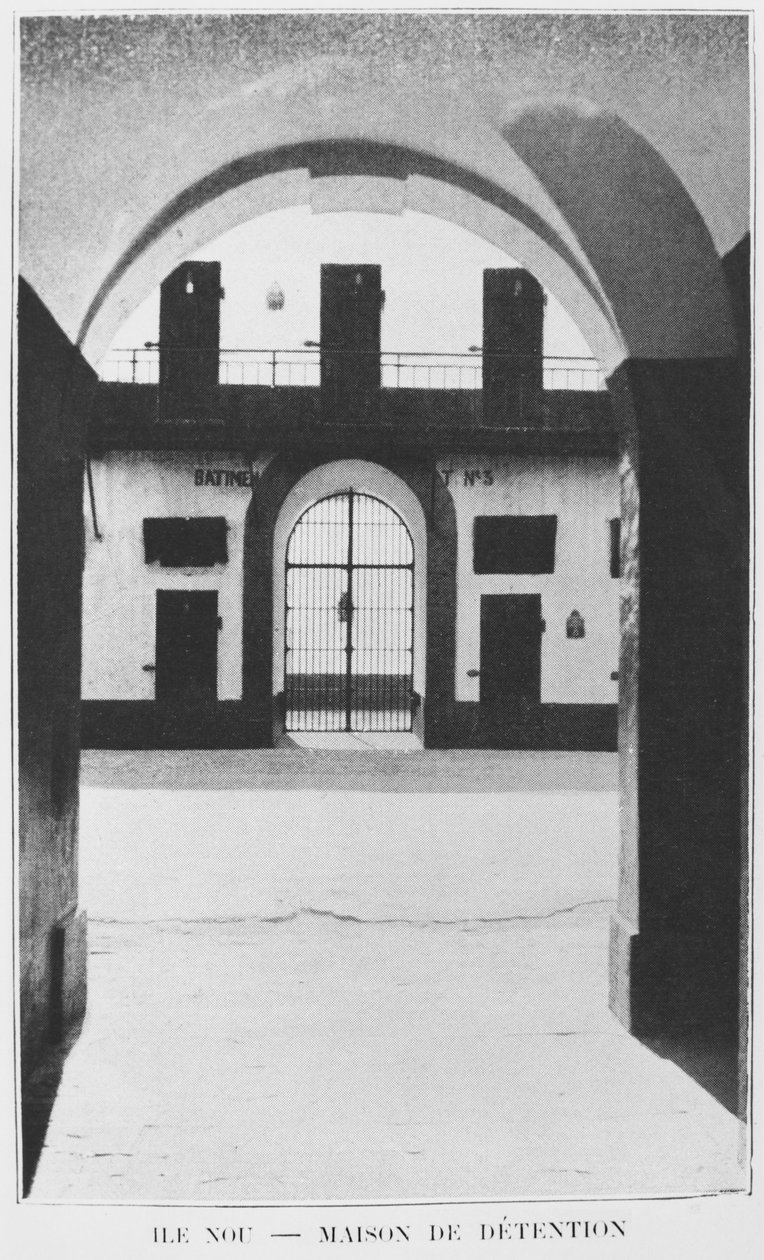 Nowa Kaledonia, Isle of Nou, House of Detention, z La Depeche coloniale, 1903 autorstwa French Photographer