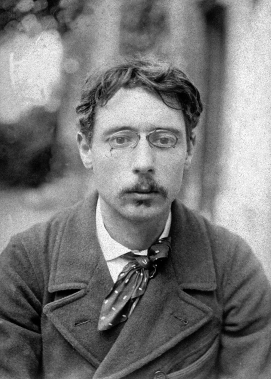 Pierre Bonnard w Villeneuve sur Yonne, ok. 1892 r. autorstwa French Photographer