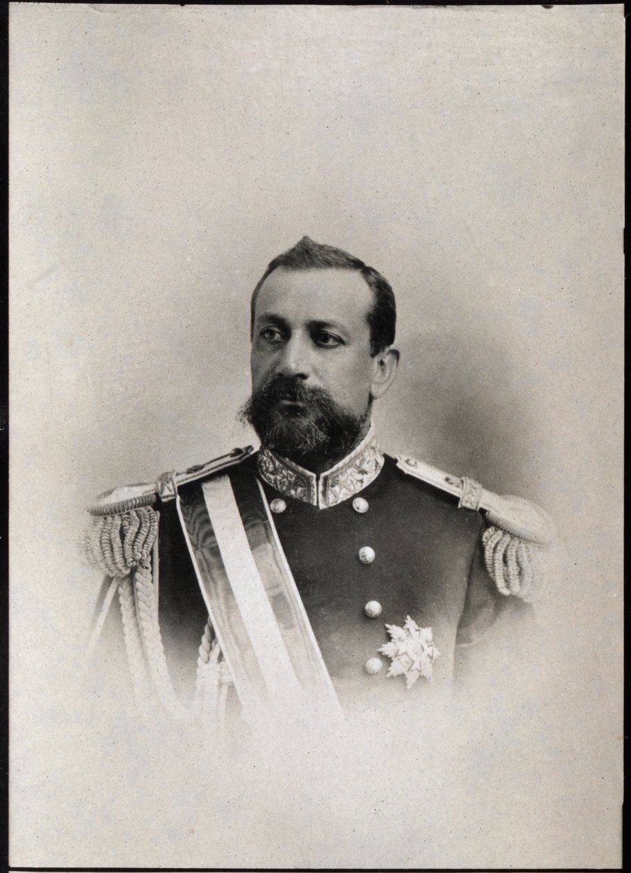 Portret Alberta I Monako (1848-1922), księcia Monako. autorstwa French Photographer