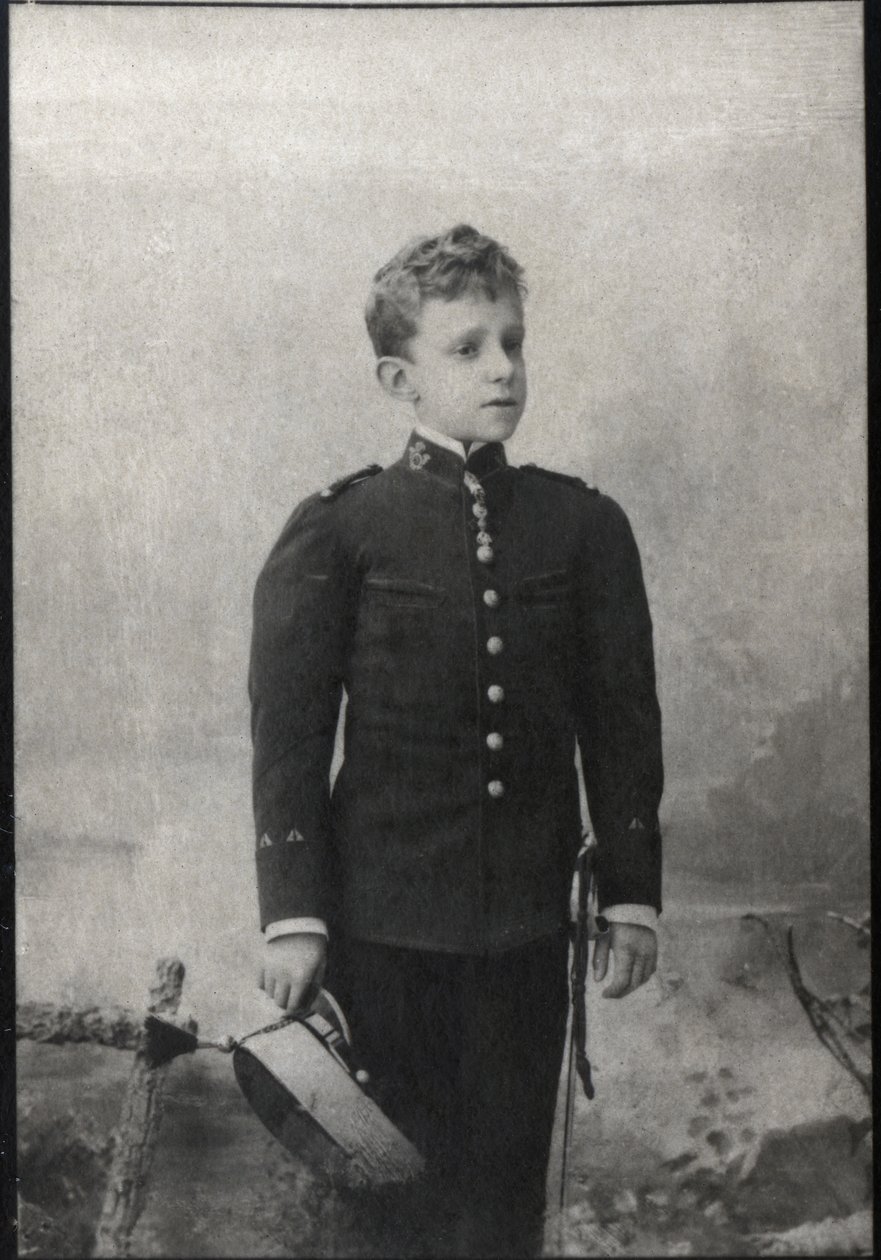Portret Alfonsa XIII z Hiszpanii (1886-1941), króla Hiszpanii. autorstwa French Photographer